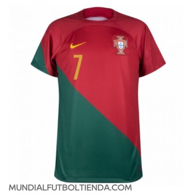 Camiseta Portugal Cristiano Ronaldo #7 Primera Equipación Replica Mundial 2022 mangas cortas
